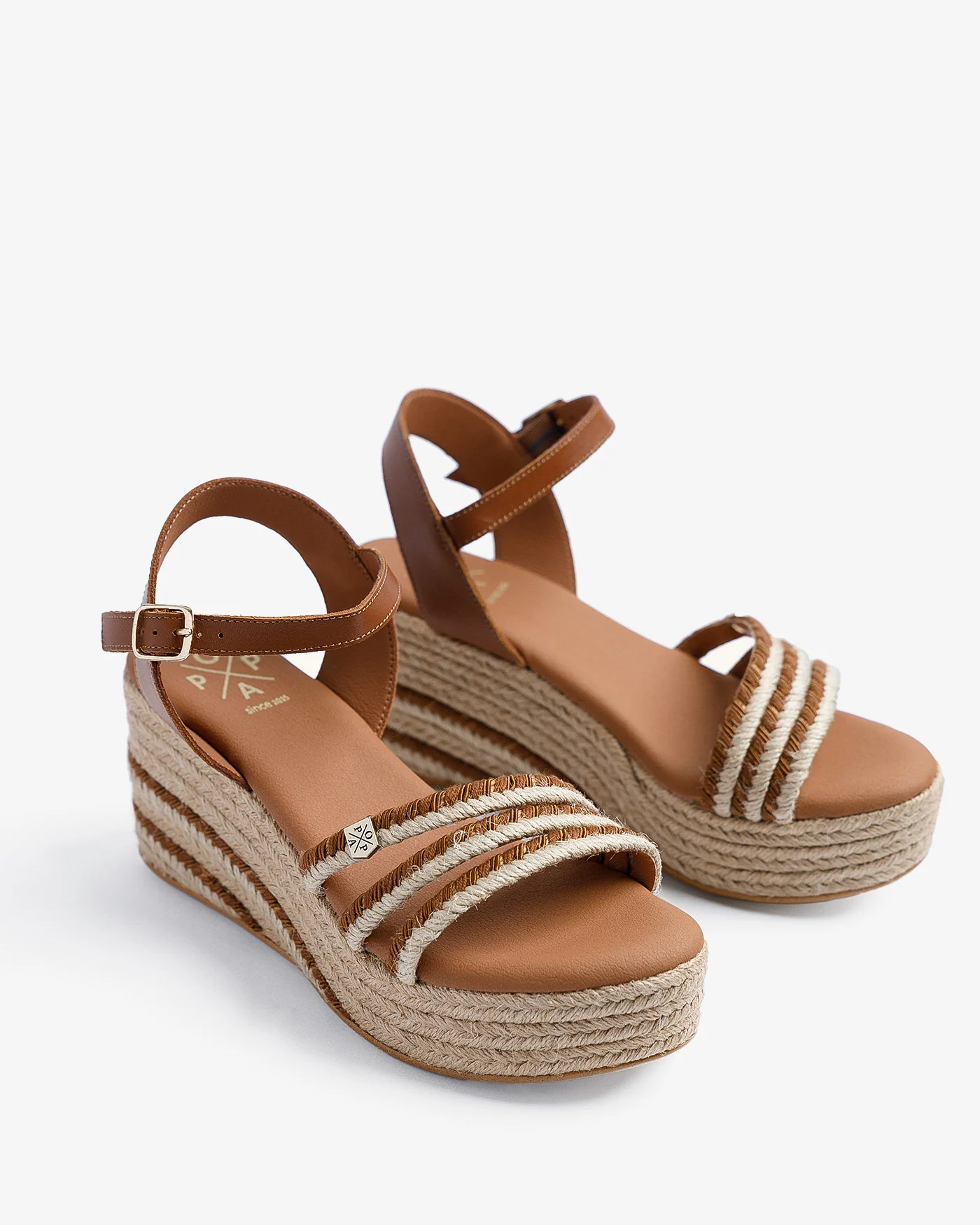 Cuña Albany Yute Cuero - Image 4