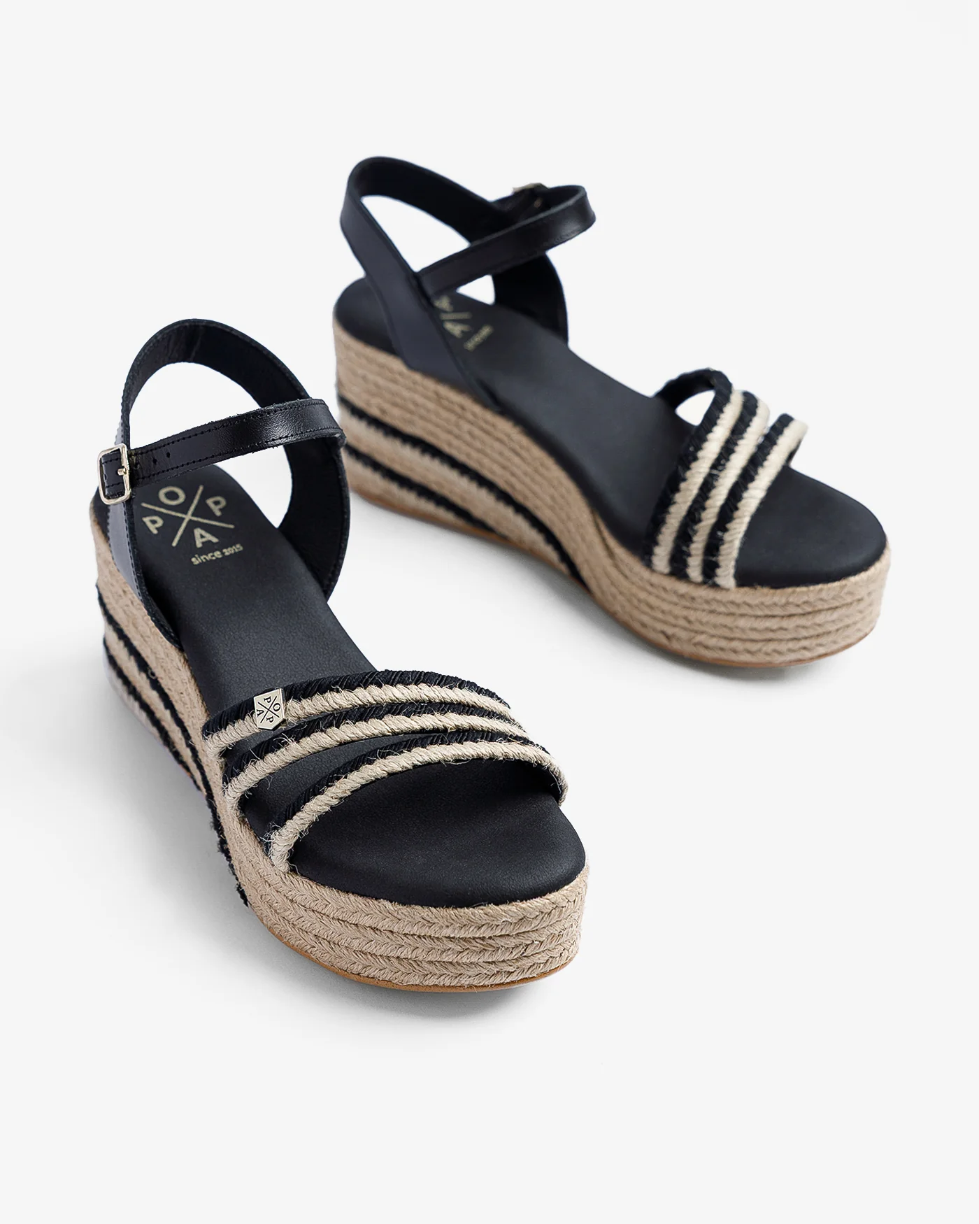 Cuña Albany Yute Negro - Image 4