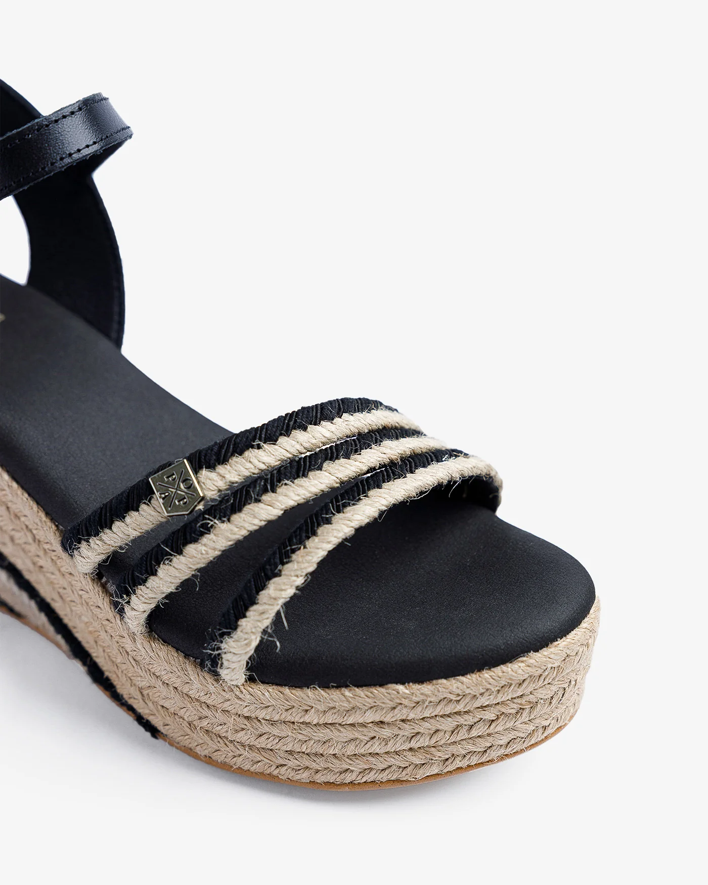 Cuña Albany Yute Negro - Image 5