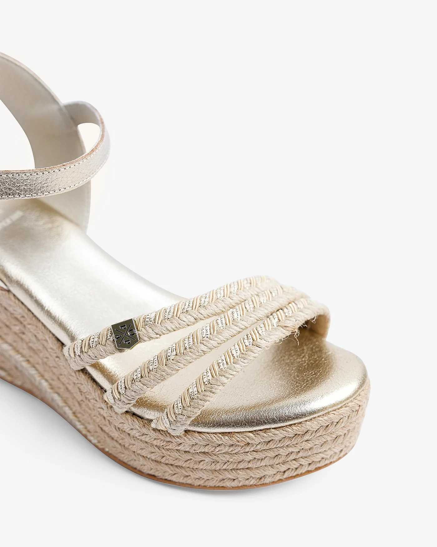 Cuña Albany Yute Oro - Image 5