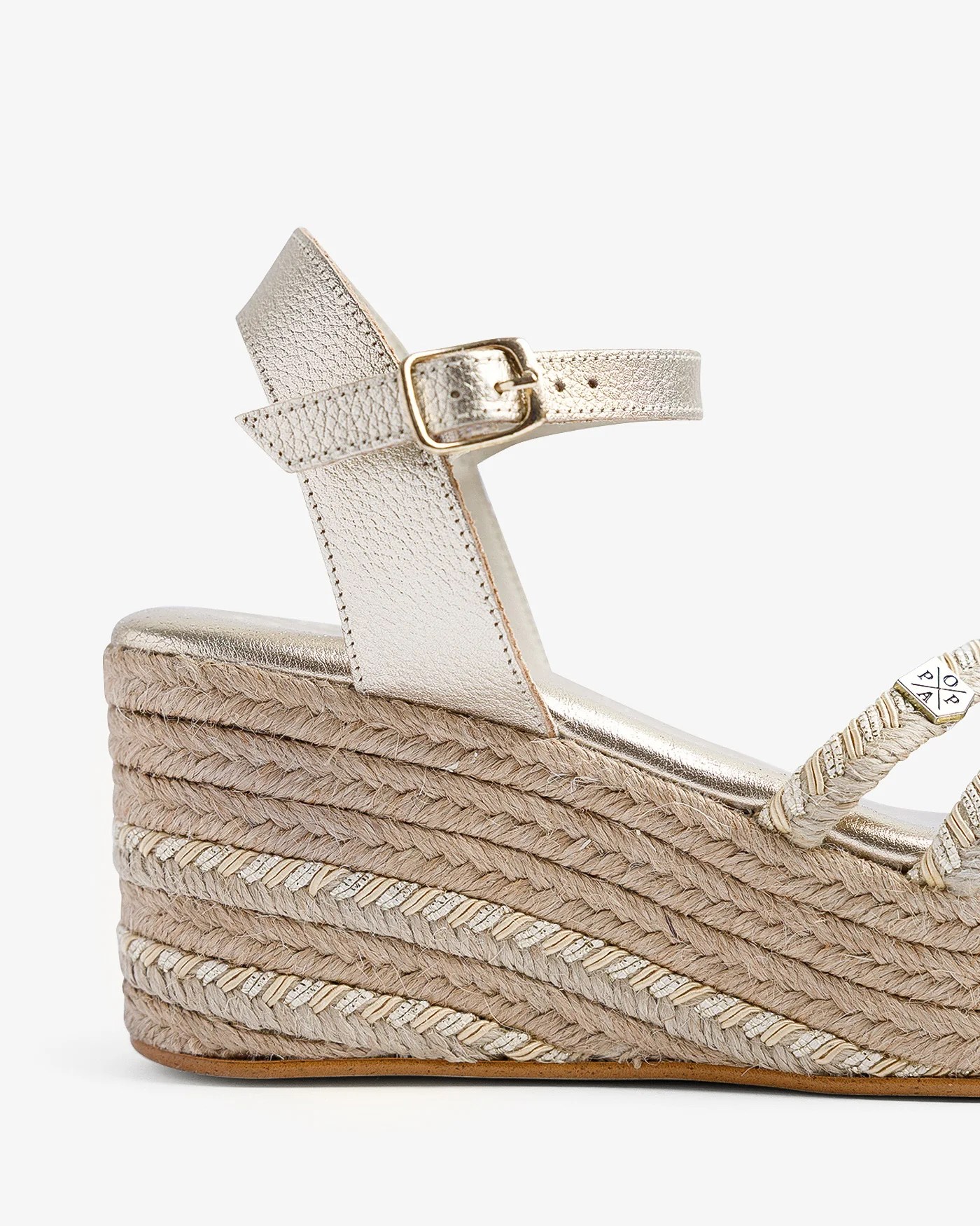 Cuña Albany Yute Oro - Image 6