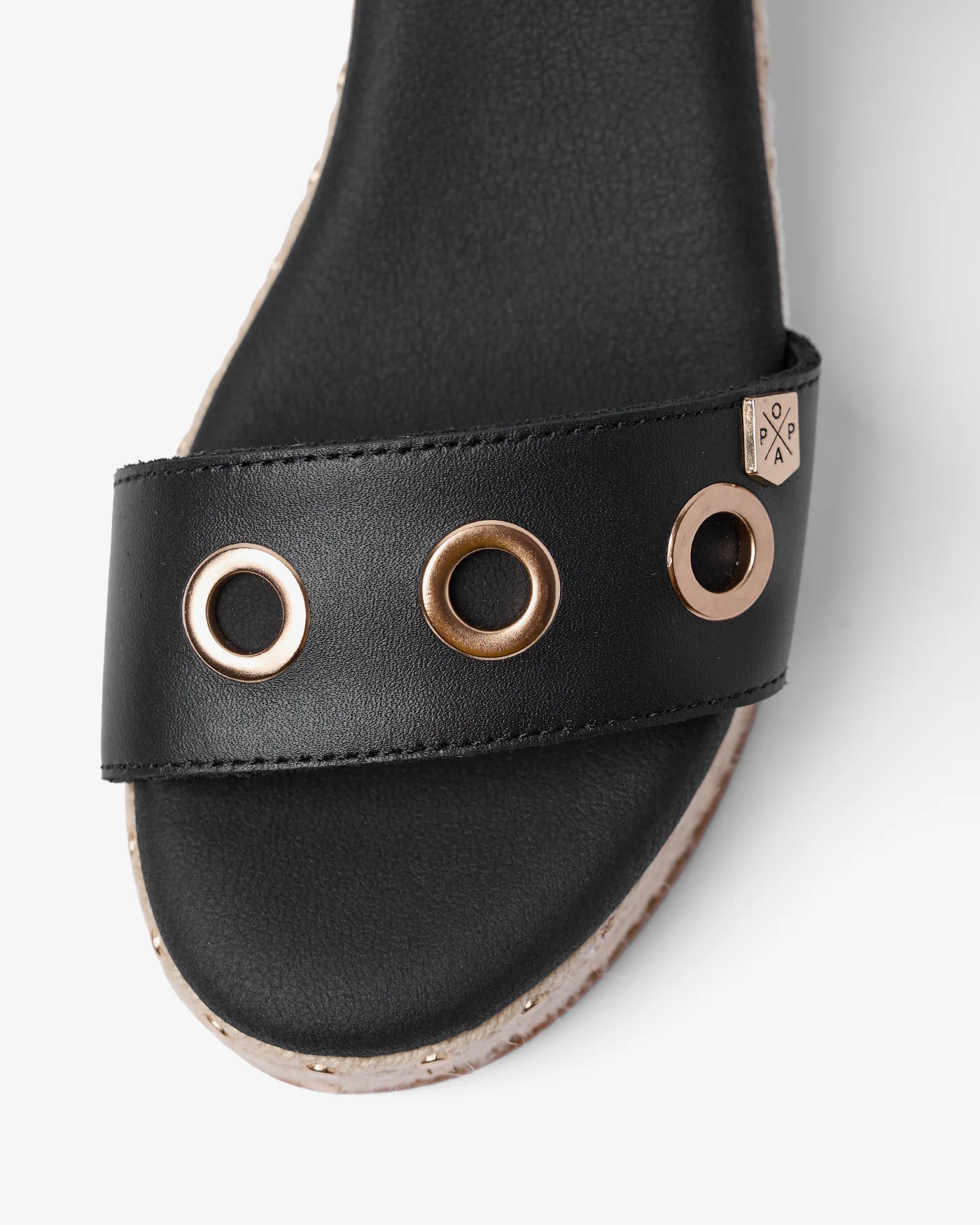 Cuña Arambol Tachuelas Napa Negro - Image 4