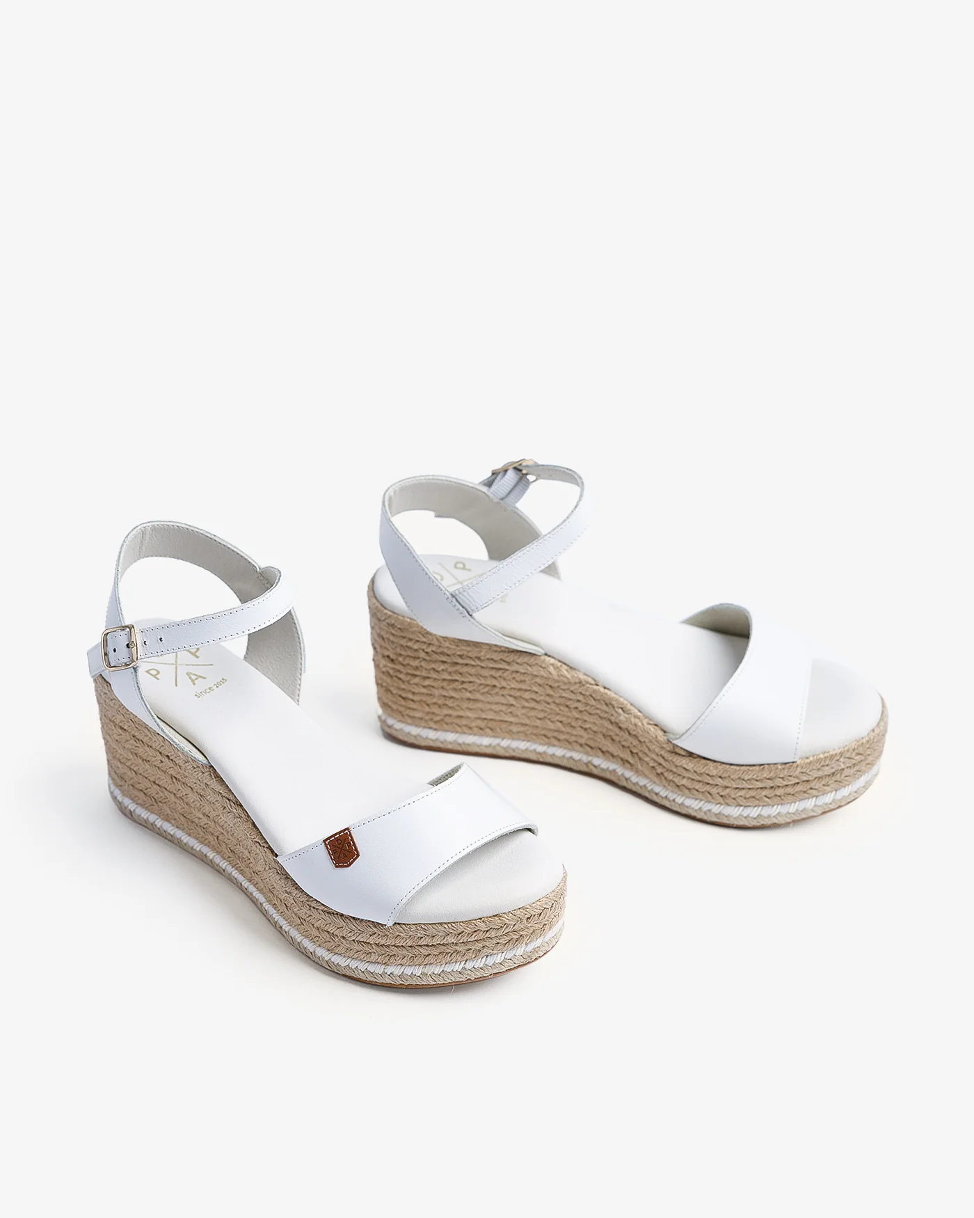 Cuña Arenal Piel Blanco - Image 3