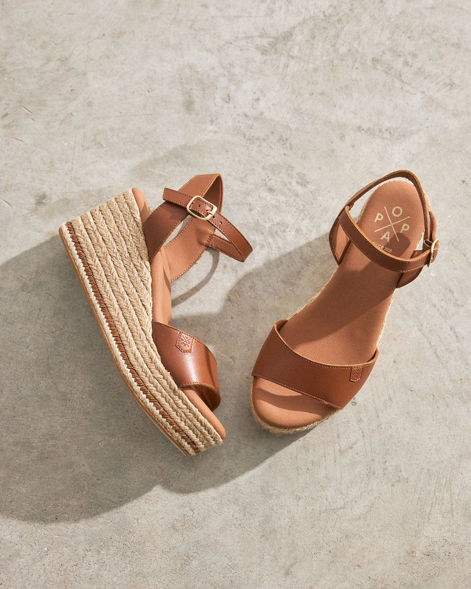 Cuña Arenal Piel Cuero - Image 3