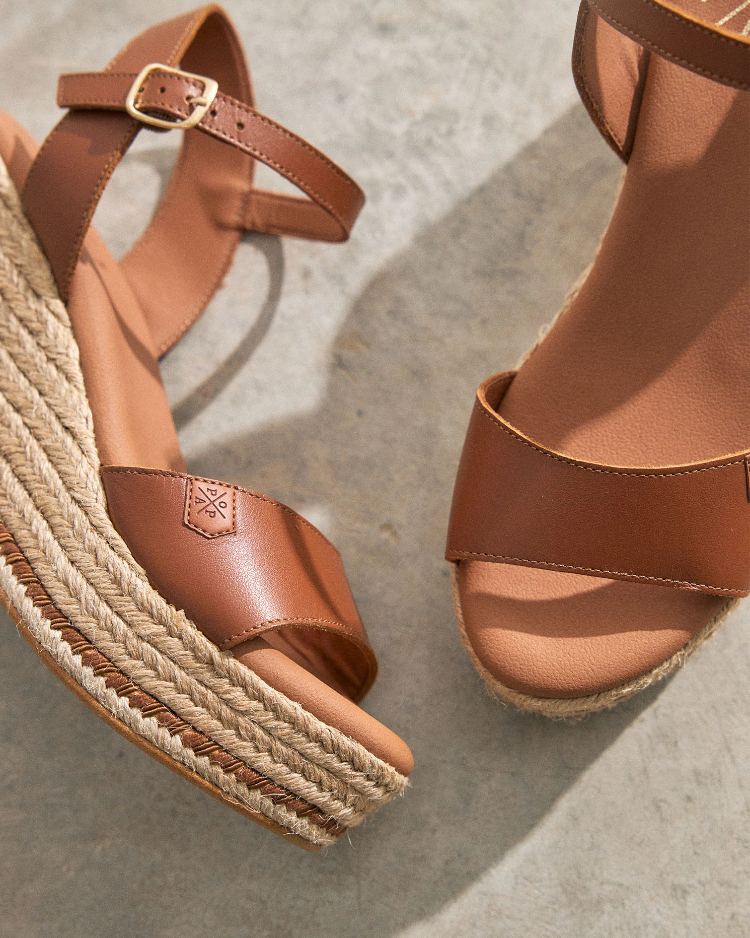 Cuña Arenal Piel Cuero - Image 4