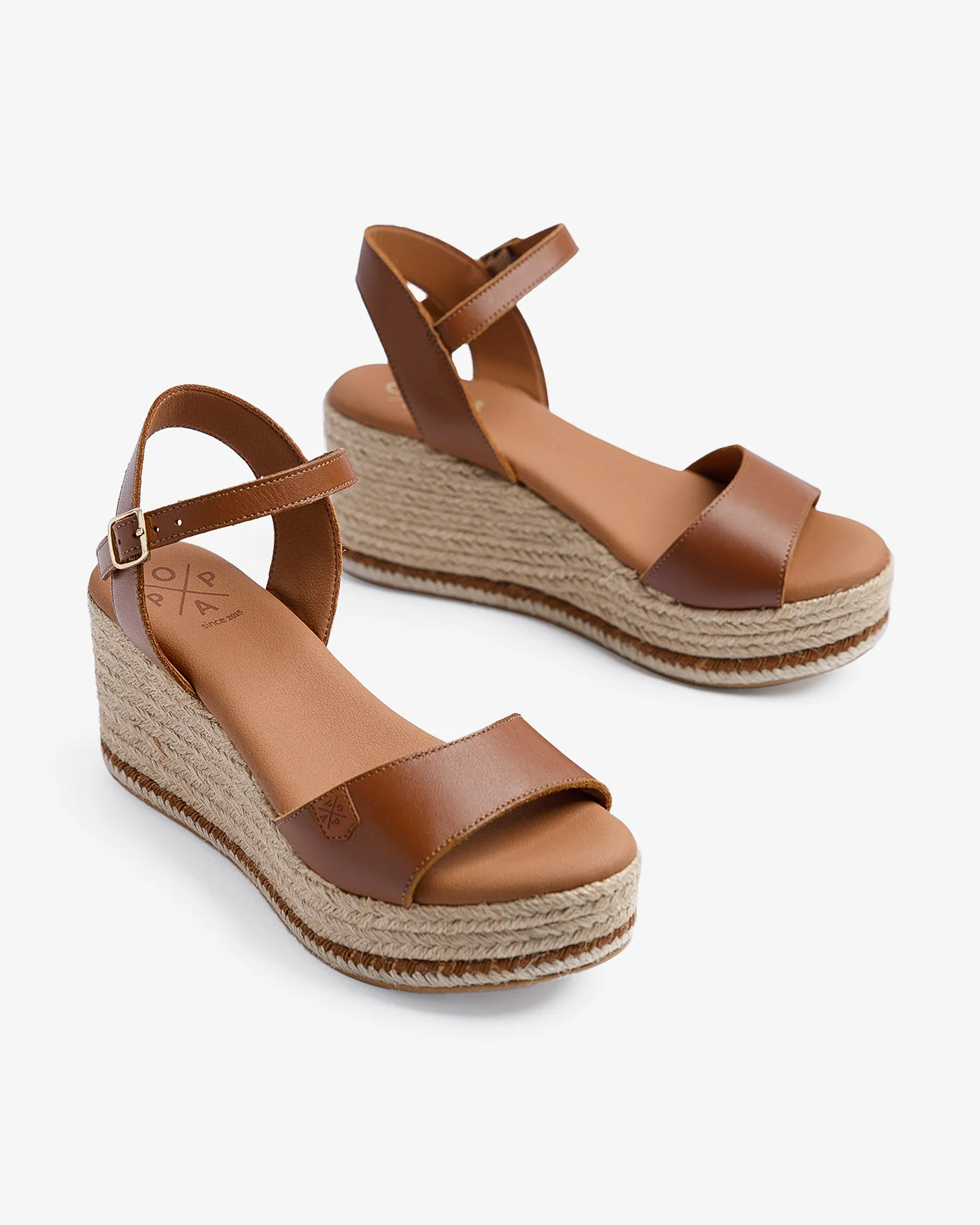 Cuña Arenal Piel Cuero - Image 6