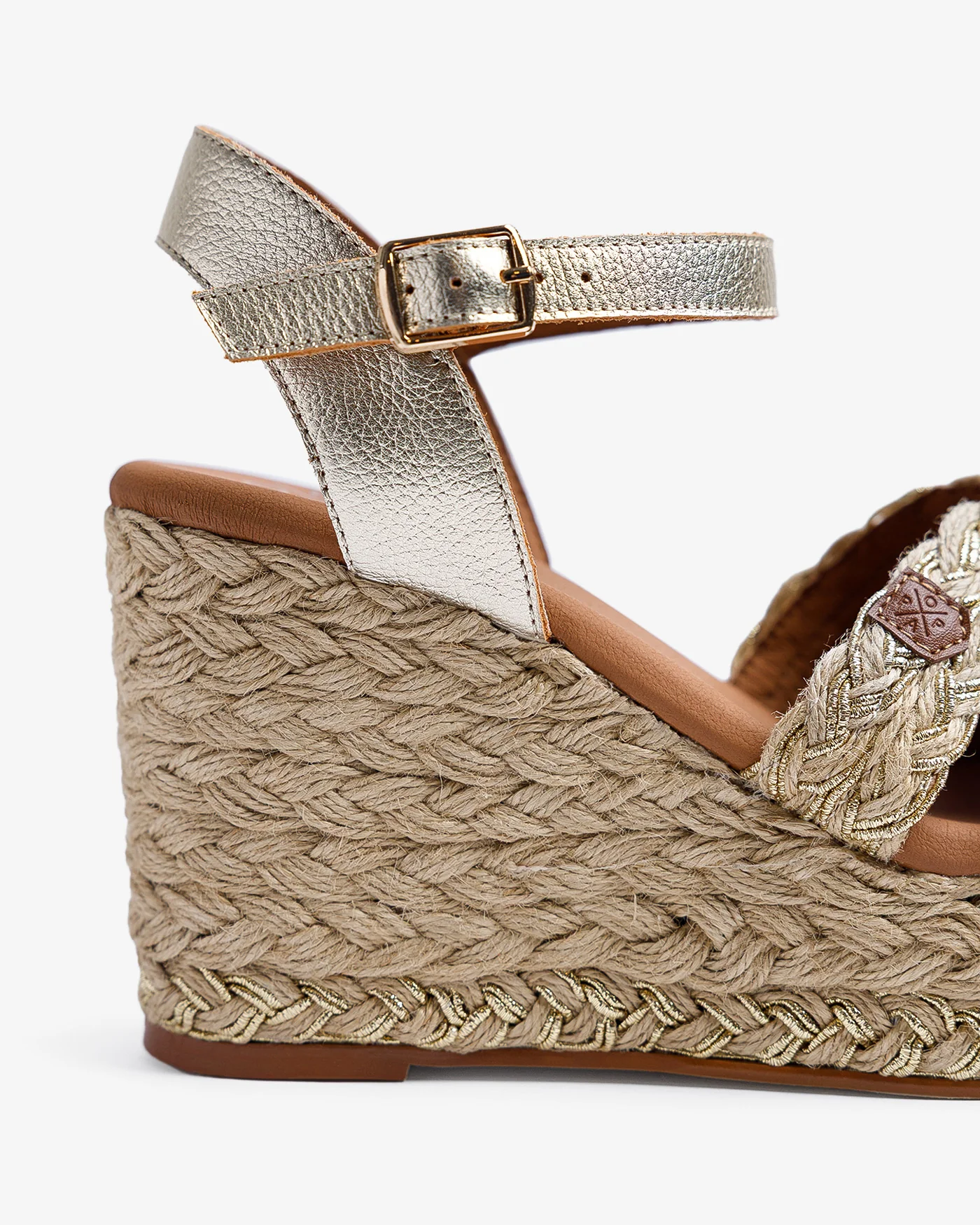 Cuña Avalo Yute Oro - Image 4