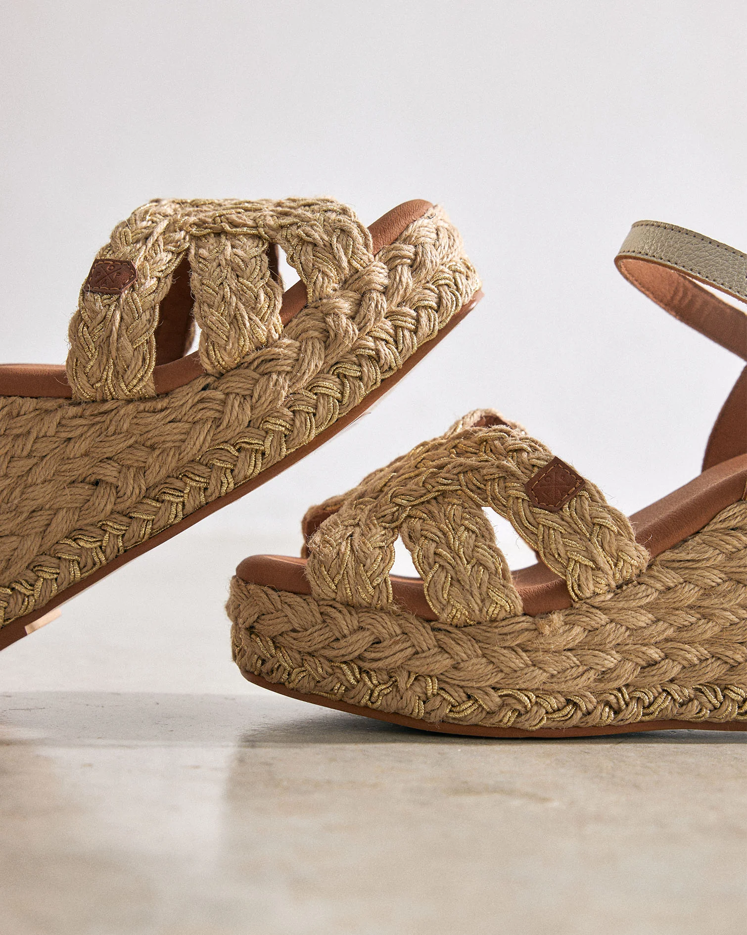 Cuña Avalo Yute Oro - Image 5