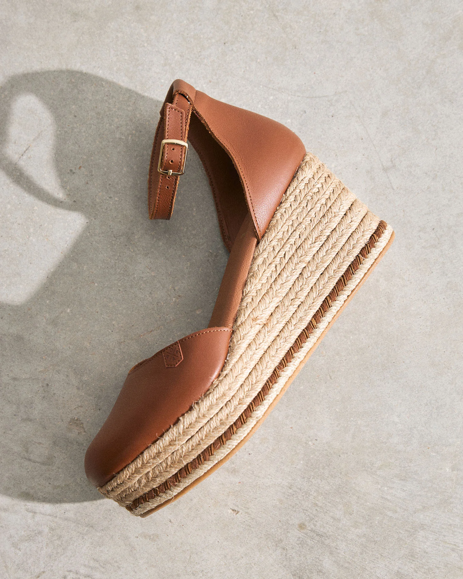 Cuña Cantalar Piel Cuero - Image 3