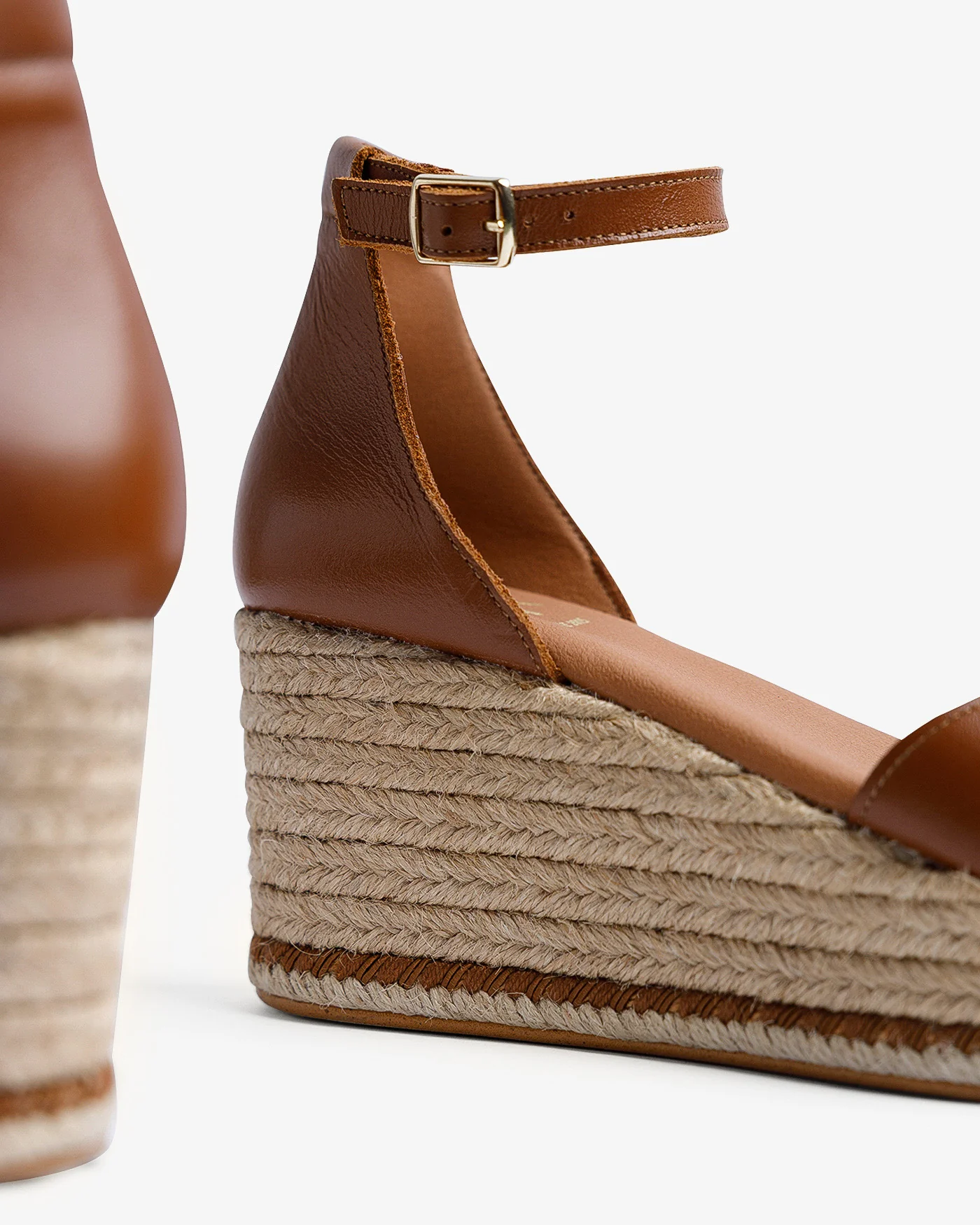 Cuña Cantalar Piel Cuero - Image 5