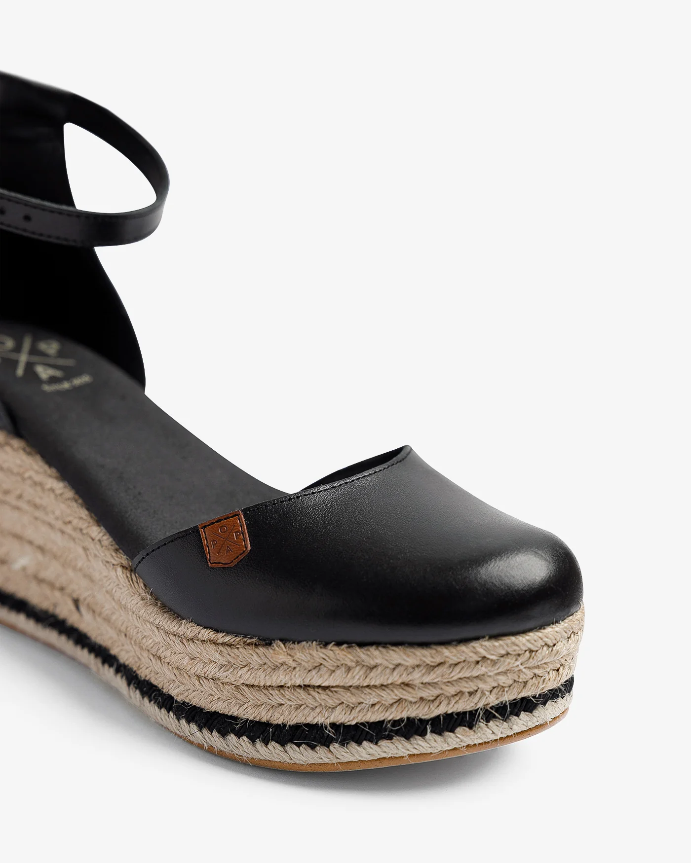 Cuña Cantalar Piel Negro - Image 5