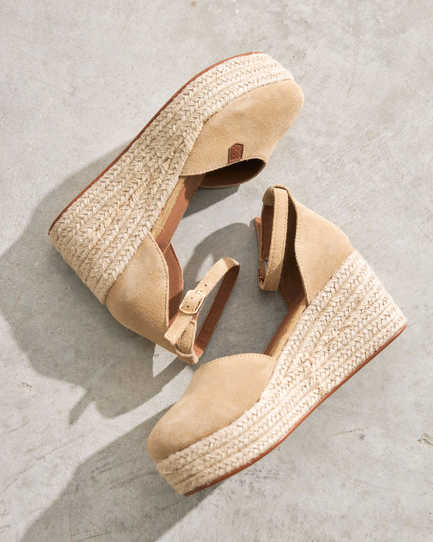 Cuña Cantalar Serraje Beige - Image 4