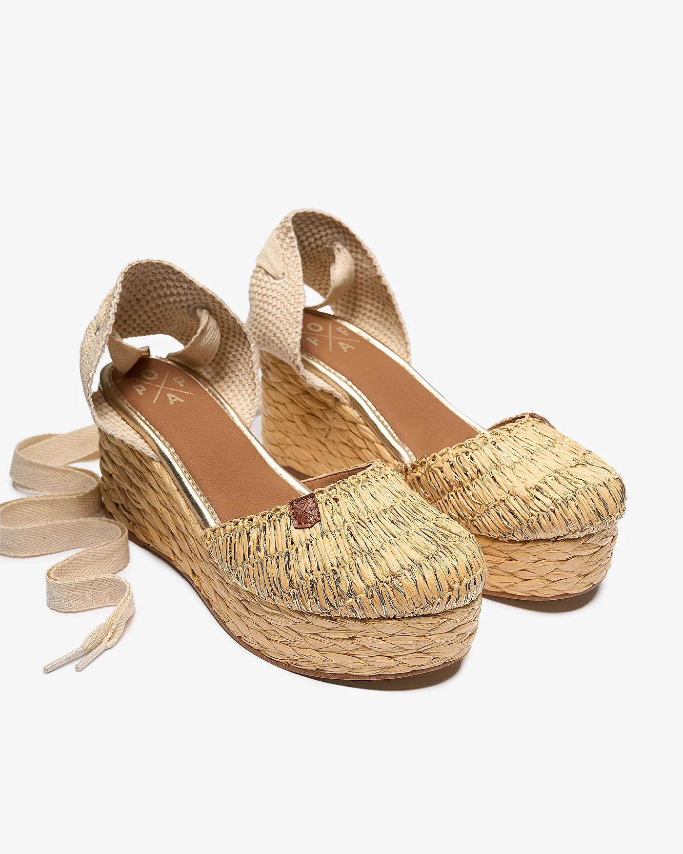 Cuña Zushi Rafia Oro - Image 3